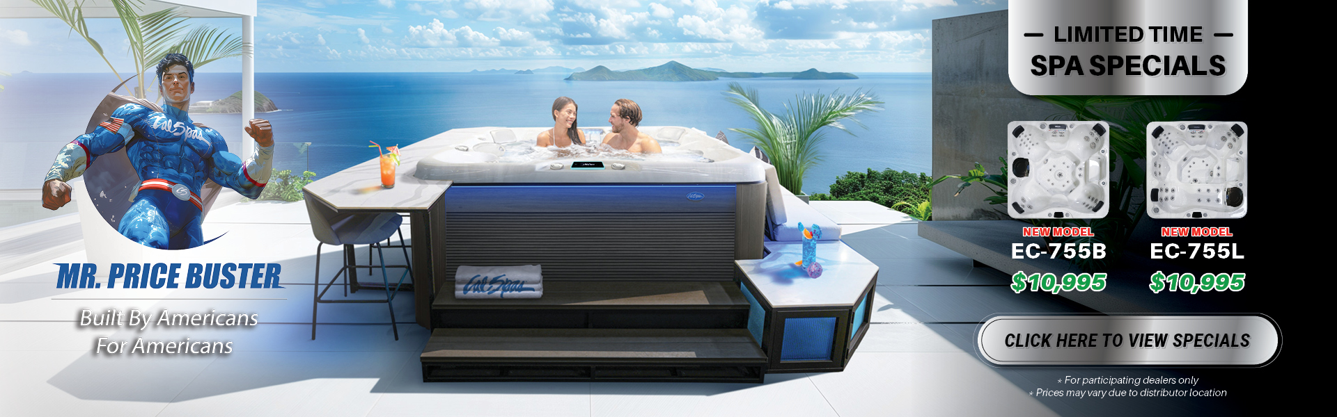 Calspas hot tub being used in a family setting - Sioux Falls